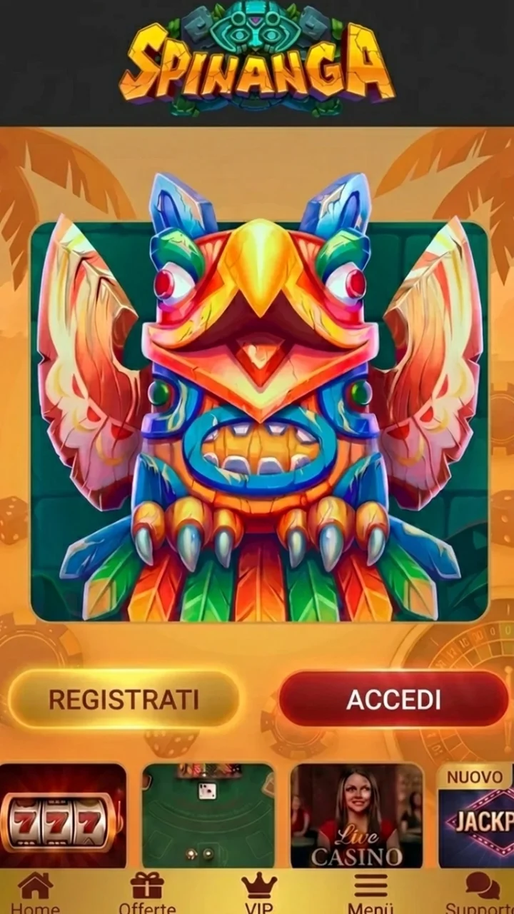 Spinanga Casino mobile app